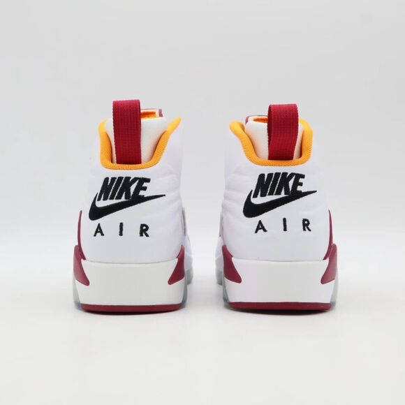 DZ4475-168 Nike Jordan MVP White Cardinal Red Vivid Orange Black (Men's) 10.5 - Picture 5 of 7